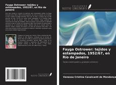 Copertina di Fayga Ostrower: tejidos y estampados, 1952/67, en Río de Janeiro