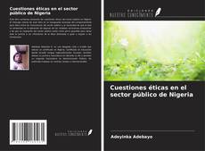 Buchcover von Cuestiones éticas en el sector público de Nigeria