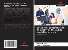 Buchcover von Vocational education and its quality in the public education system