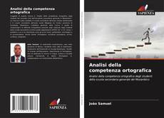 Обложка Analisi della competenza ortografica