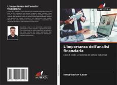 Capa do livro de L'importanza dell'analisi finanziaria 