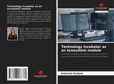 Buchcover von Technology incubator as an ecosystem module