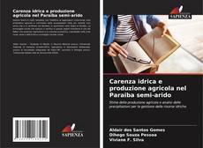 Buchcover von Carenza idrica e produzione agricola nel Paraiba semi-arido
