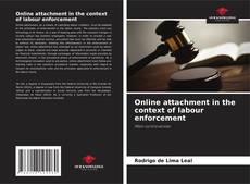 Buchcover von Online attachment in the context of labour enforcement