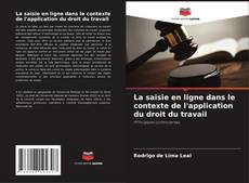 Buchcover von La saisie en ligne dans le contexte de l'application du droit du travail