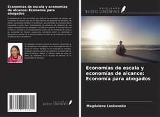 Buchcover von Economías de escala y economías de alcance: Economía para abogados
