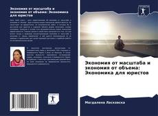 Обложка Экономия от масштаба и экономия от объема: Экономика для юристов