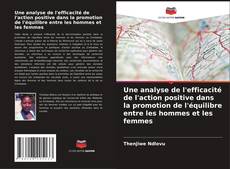 Обложка Une analyse de l'efficacité de l'action positive dans la promotion de l'équilibre entre les hommes et les femmes