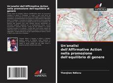 Capa do livro de Un'analisi dell'Affirmative Action nella promozione dell'equilibrio di genere 