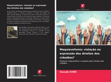 Buchcover von Maquiavelismo: violação ou expressão dos direitos dos cidadãos?