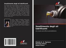 Capa do livro de Smaltimento degli oli lubrificanti 
