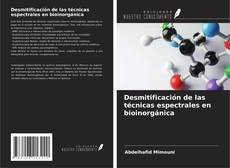 Capa do livro de Desmitificación de las técnicas espectrales en bioinorgánica 