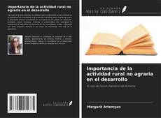 Buchcover von Importancia de la actividad rural no agraria en el desarrollo