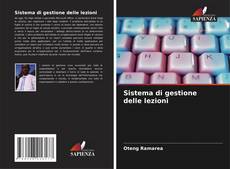 Sistema di gestione delle lezioni kitap kapağı