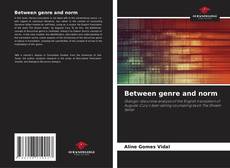 Buchcover von Between genre and norm