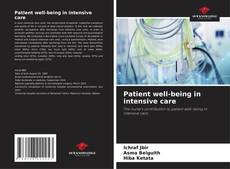 Bookcover of Patient well-being in intensive care