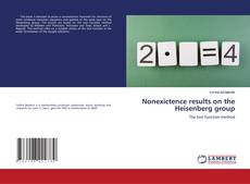 Portada del libro de Nonexictence results on the Heisenberg group