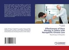 Buchcover von Effectiveness of Dorn therapy in Tailors with Nonspecific Chronic Low