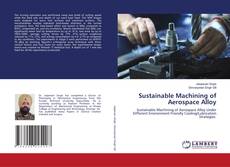 Sustainable Machining of Aerospace Alloy kitap kapağı