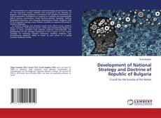 Development of National Strategy and Doctrine of Republic of Bulgaria kitap kapağı