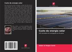 Buchcover von Custo da energia solar