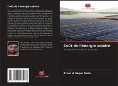 Copertina di Coût de l'énergie solaire