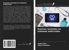 Buchcover von Avances recientes en sistemas matriciales