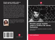 Buchcover von Direito penal maltês sobre o tráfico de seres humanos