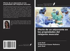 Buchcover von Efecto de un adyuvante en las propiedades del relajante muscular