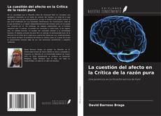 Capa do livro de La cuestión del afecto en la Crítica de la razón pura 