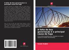 Portada del libro de A falta de boa governação é a principal causa da fuga