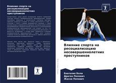 Влияние спорта на ресоциализацию несовершеннолетних преступников的封面