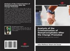 Bookcover of Analysis of the Criminalisation of Homotransphobia After the Change Promoted