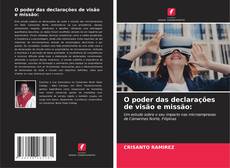 Buchcover von O poder das declarações de visão e missão: