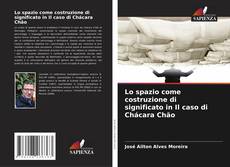 Portada del libro de Lo spazio come costruzione di significato in Il caso di Chácara Chão