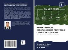 ЭФФЕКТИВНОСТЬ ИСПОЛЬЗОВАНИЯ РЕСУРСОВ В СЕЛЬСКОМ ХОЗЯЙСТВЕ kitap kapağı