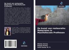 Portada del libro de De kunst van restauratie: Materialen in Maxillofaciale Prothesen