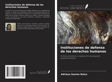 Capa do livro de Instituciones de defensa de los derechos humanos 