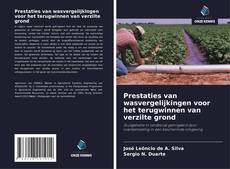 Portada del libro de Prestaties van wasvergelijkingen voor het terugwinnen van verzilte grond