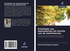 Portada del libro de Fysiologie van boomsoorten als functie van de watertoevoer