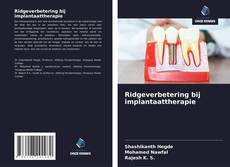 Portada del libro de Ridgeverbetering bij implantaattherapie