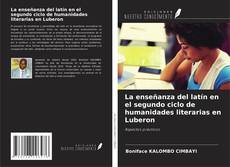 Portada del libro de La enseñanza del latín en el segundo ciclo de humanidades literarias en Luberon