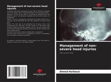 Bookcover of Management of non-severe head injuries