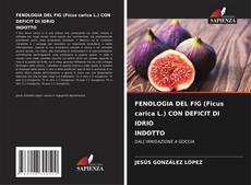 Portada del libro de FENOLOGIA DEL FIG (Ficus carica L.) CON DEFICIT DI IDRIO INDOTTO