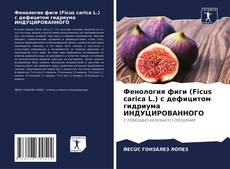 Capa do livro de Фенология фиги (Ficus carica L.) с дефицитом гидриума ИНДУЦИРОВАННОГО 