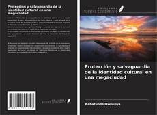 Capa do livro de Protección y salvaguardia de la identidad cultural en una megaciudad 