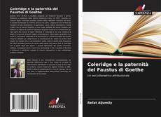 Portada del libro de Coleridge e la paternità del Faustus di Goethe