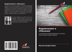 Portada del libro de Registrazioni e riflessioni