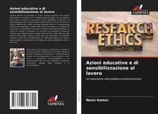 Portada del libro de Azioni educative e di sensibilizzazione al lavoro