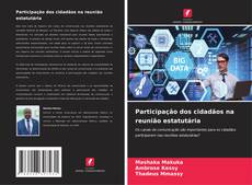 Portada del libro de Participação dos cidadãos na reunião estatutária